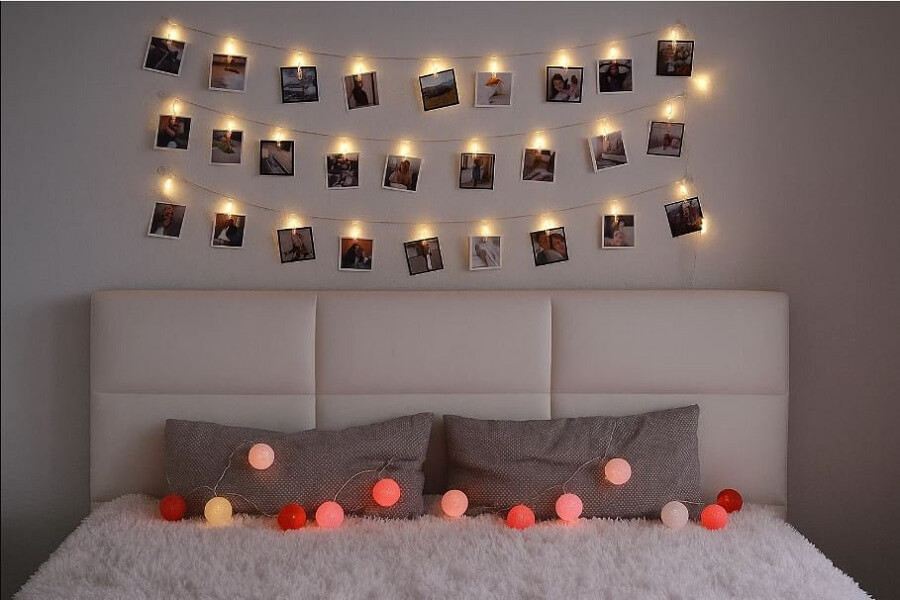 Идеи для квартиры: как использовать гирлянды и неон в спальне, детской, на балконе - статья RULED