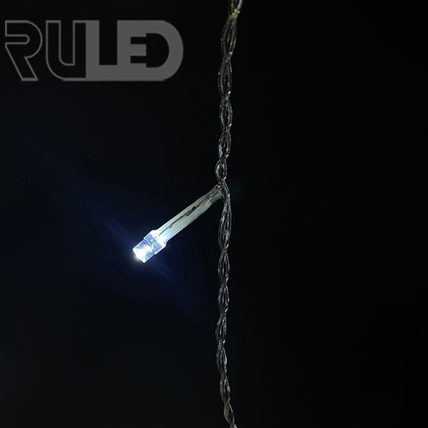 Светодиодная гирлянда занавес HOME PRO (144 LED, 1,5х1,5м) белый - фото 5 - от производителя RULED