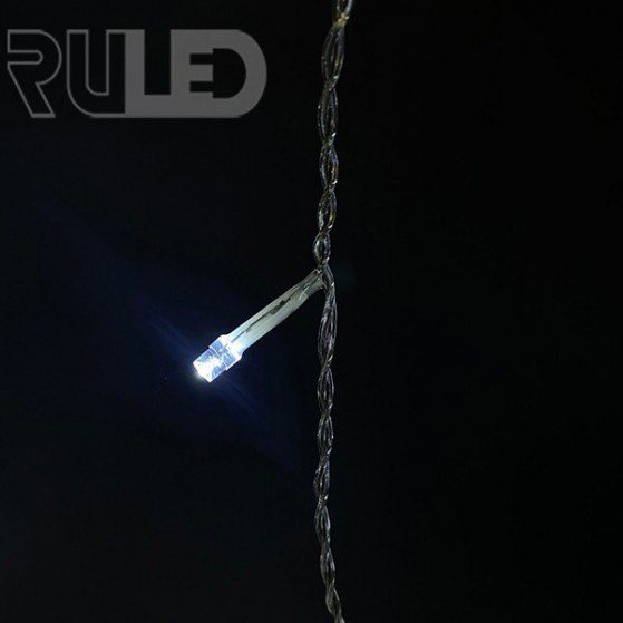 Светодиодная гирлянда занавес HOME PRO (144 LED, 1,5х1,5м) белый - фото 5 - от производителя RULED