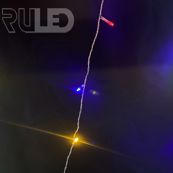Светодиодная гирлянда занавес HOME PRO (144 LED, 1,5х1,5м) разноцветный - фото 4 - от производителя RULED