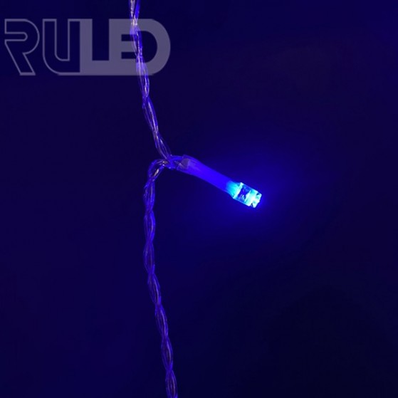 Светодиодная гирлянда занавес HOME PRO (144 LED, 1,5х1,5м) синий - фото 4 - от производителя RULED