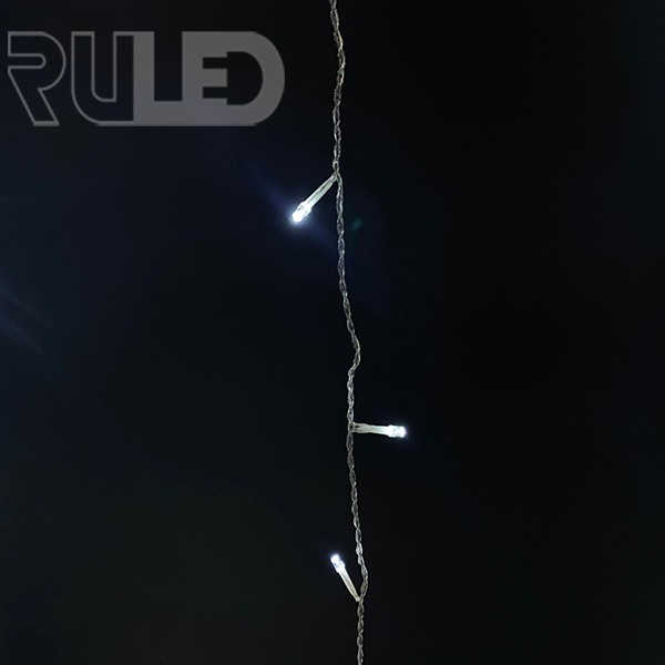 Светодиодная гирлянда занавес HOME PRO (64 LED, 1х1м) белый - фото 3 - от производителя RULED