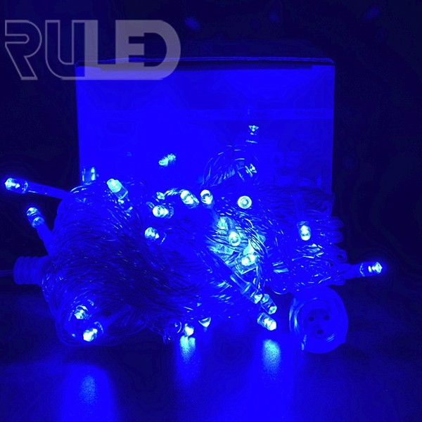 Светодиодная гирлянда нить HOME PRO (50LED, 6м) синий - фото 1 - от производителя RULED