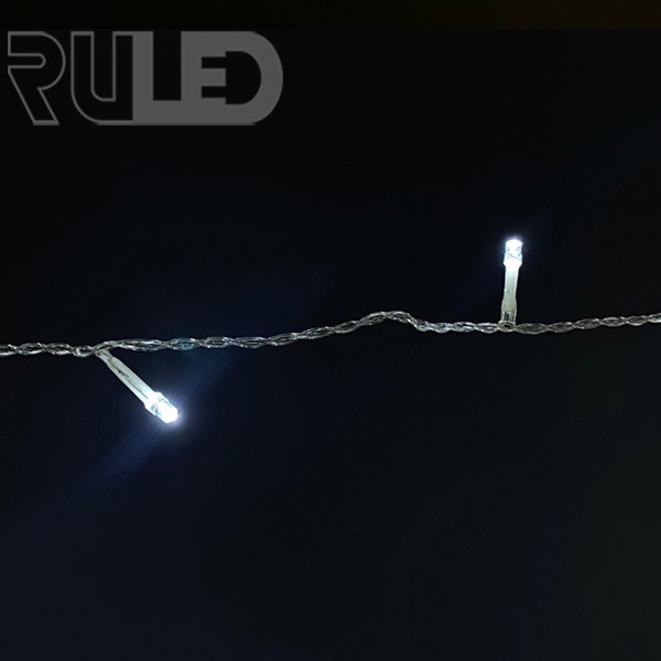 Светодиодная гирлянда нить HOME PRO (100LED, 12 м) белый-вспышки белый - фото 2 - от производителя RULED