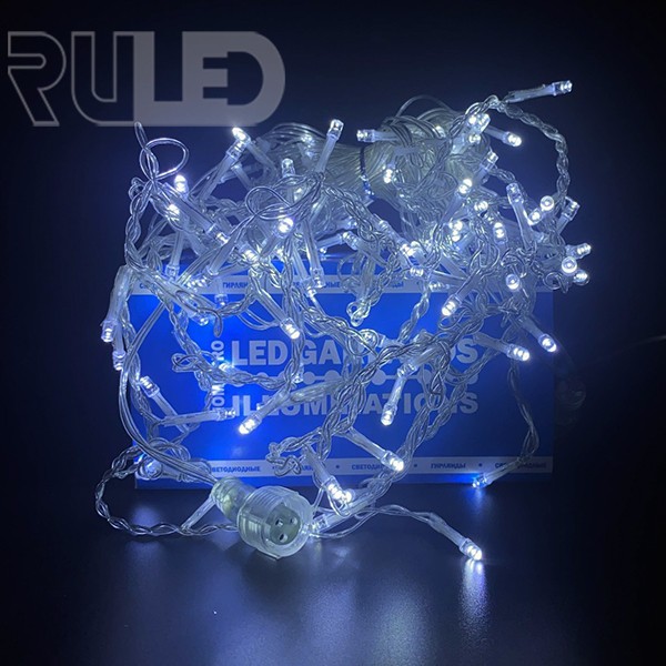 Светодиодная гирлянда бахрома HOME PRO (102 LED, 3х0,5м) белый - фото 2 - от производителя RULED