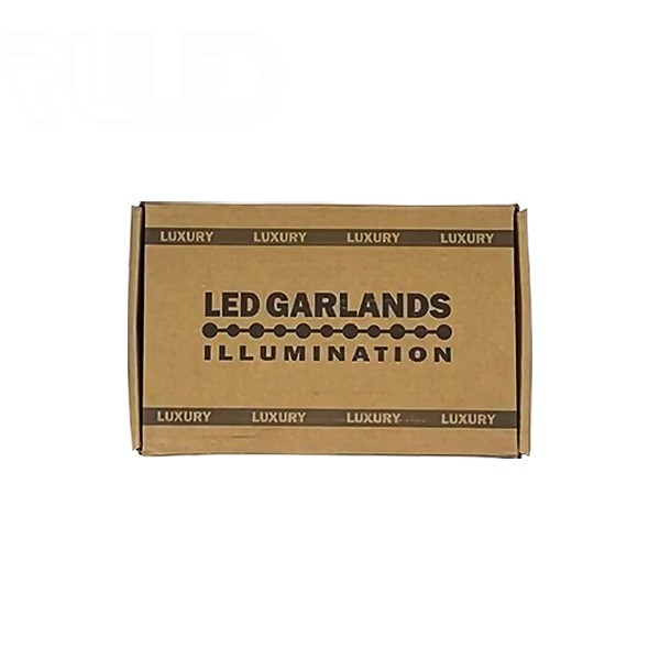 Гирлянда бахрома RULED LUXURY (150LED, 3х0,7м, IP67, белый провод каучук) синий - фото 6 - от производителя RULED