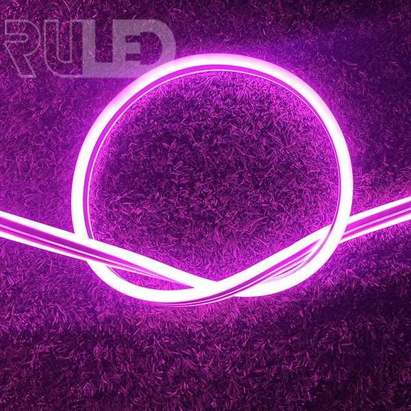 Гибкий неон RULED двухсторонний в нарезку (120LED на 1м, SMD2835, 8х16мм, IP68, 1 м) розовый - фото 2 - от производителя RULED