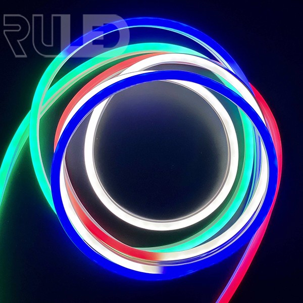 Гибкий неон RULED двухсторонний в нарезку (120LED на 1м, SMD2835, 8х16мм, IP68, 1 м) 4 цвета - фото 1 - от производителя RULED