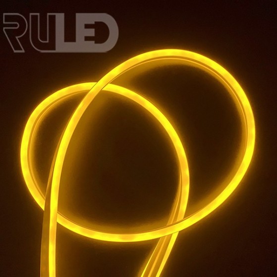 Гибкий неон RULED двухсторонний (120LED на 1м, SMD2835, 8х16мм, IP68, бухта 100м) желтый - фото 3 - от производителя RULED