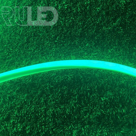 Гибкий неон RULED круглый 360° в нарезку (120LED на 1м, SMD2835, d16мм, IP68, 1м) зеленый - фото 4 - от производителя RULED