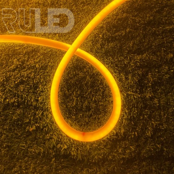 Гибкий неон RULED круглый 360° (120LED на 1м, SMD2835, d16мм, IP68, бухта 100м) желтый - фото 4 - от производителя RULED