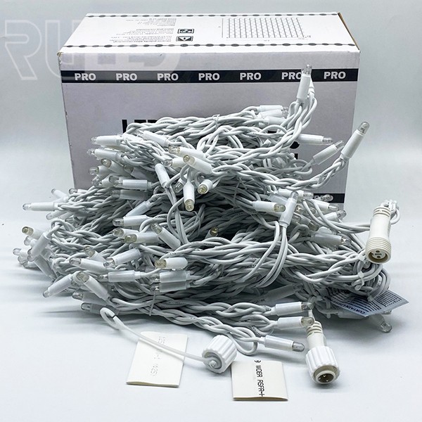 Гирлянда занавес RULED PRO (280 LED, 2х3м, IP67, белый провод каучук) теплый белый - фото 1 - от производителя RULED