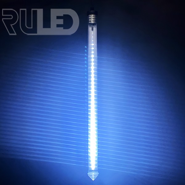 Комплект гирлянд "Тающая сосулька" RULED (360LED, 5м, 5х50см, IP67, SMD2835,220В-АС, черный провод каучук) белый - фото 4 - от производителя RULED