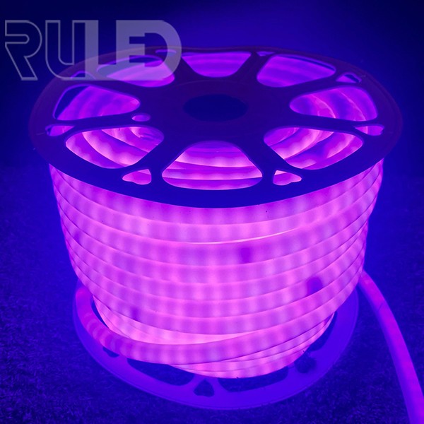 Гибкий неон RULED круглый "Хамелеон" (72LED на 1м, SMD 5050 RGB, D16мм, IP68, бухта 100м) - фото 1 - от производителя RULED