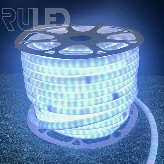 Гибкий неон RULED круглый "Хамелеон" (72LED на 1м, SMD 5050 RGB, D16мм, IP68, бухта 100м) - фото 7 - от производителя RULED