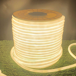 Гибкий неон RULED круглый 360° (120LED на 1м, SMD2835, d13мм, IP68, бухта 100м) теплый белый - фото 1 - от производителя RULED
