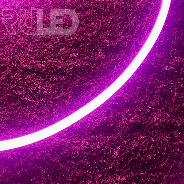 Гибкий неон RULED круглый 360° в нарезку (120LED на 1м, SMD2835, d13 мм, IP68, 1м) розовый - фото 1 - от производителя RULED
