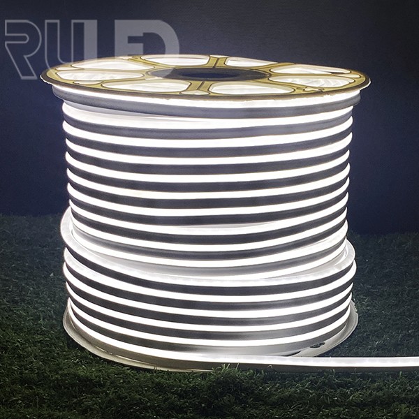 Гибкий неон RULED односторонний (120LED на 1м, SMD2835, 8х16мм, IP68, бухта 100м) белый  - фото 1 - от производителя RULED