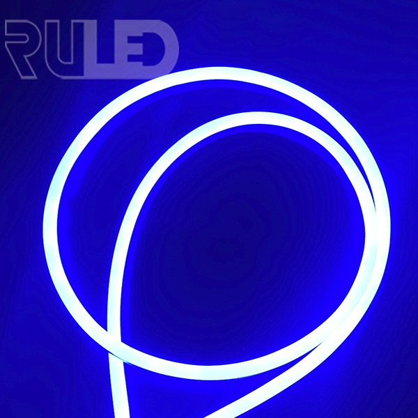 Гибкий неон RULED односторонний (120LED на 1м, SMD2835, 8х16мм, IP68, бухта 100м) синий  - фото 5 - от производителя RULED