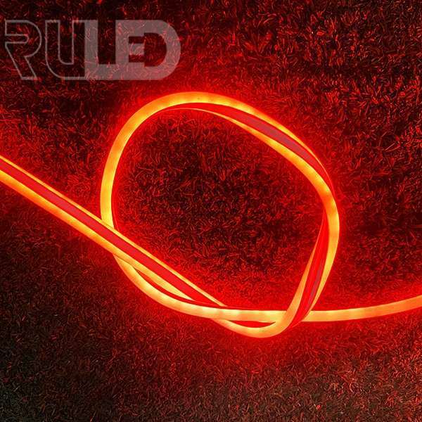 Гибкий неон RULED односторонний (120LED на 1м, SMD2835, 8х16мм, IP68, бухта 100м) красный  - фото 2 - от производителя RULED