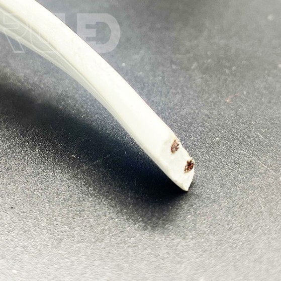 Гирлянда RULED «Белт Лайт» нарезка (1м, 2 жилы, шаг 16,5см, цоколь Е27, IP65, белый КАУЧУК) - фото 5 - от производителя RULED