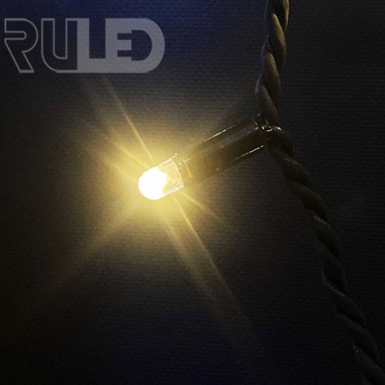 Гирлянда бахрома RULED PREMIUM (120LED, 3х0,6м, IP67, черный провод каучук) теплый белый - фото 2 - от производителя RULED