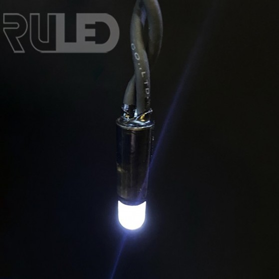 Гирлянда бахрома RULED PREMIUM (120LED, 3х0,6м, IP67, черный провод каучук) белый вспышки белый - фото 3 - от производителя RULED
